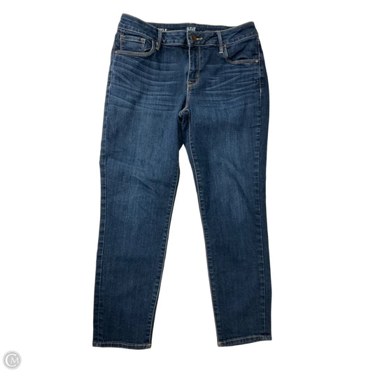 Jeans Skinny By Ana In Blue Denim, Size: 10p