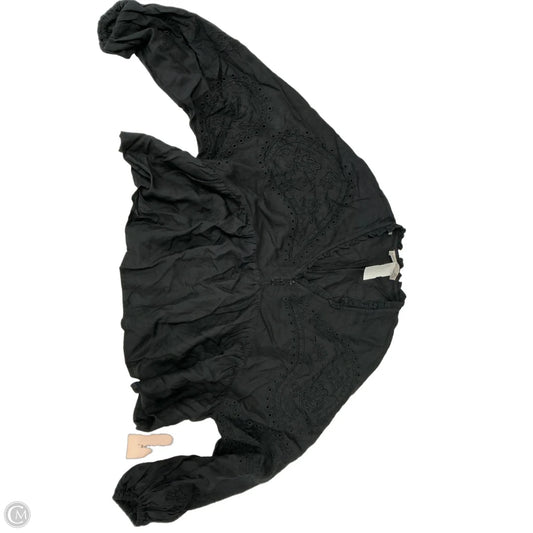 Top Long Sleeve By Black Tape In Black, Size: S