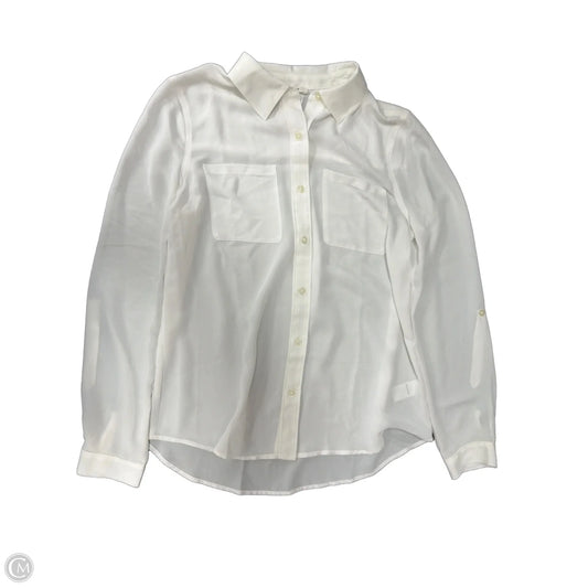 Top Long Sleeve By Maurices In White, Size: S