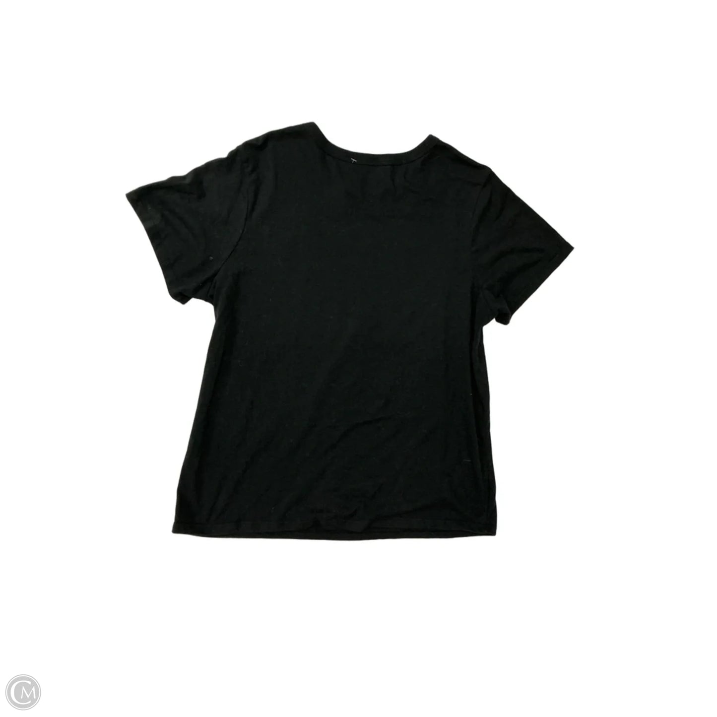 Top Short Sleeve By Zoe And Liv In Black & Brown, Size: L