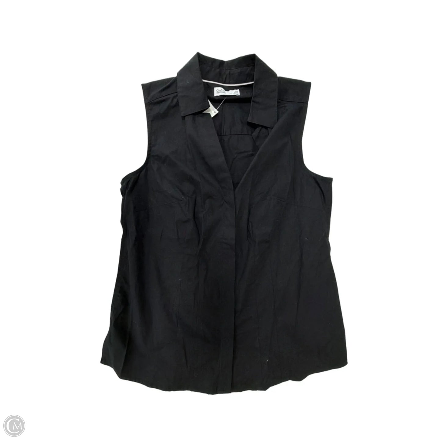 Top Sleeveless By Croft And Barrow In Black, Size: Xs