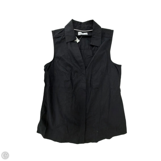 Top Sleeveless By Croft And Barrow In Black, Size: Xs