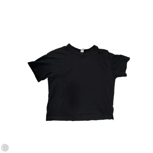 Top Short Sleeve Basic By Old Navy In Black, Size: Xs