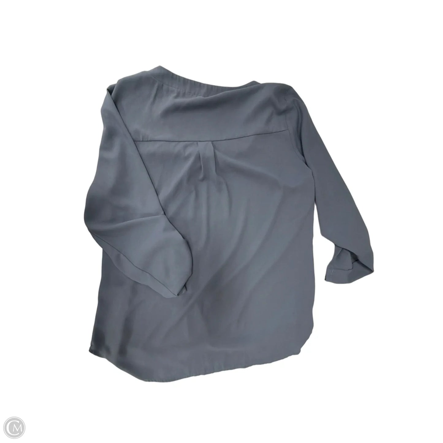Top Long Sleeve By Clothes Mentor In Grey, Size: M
