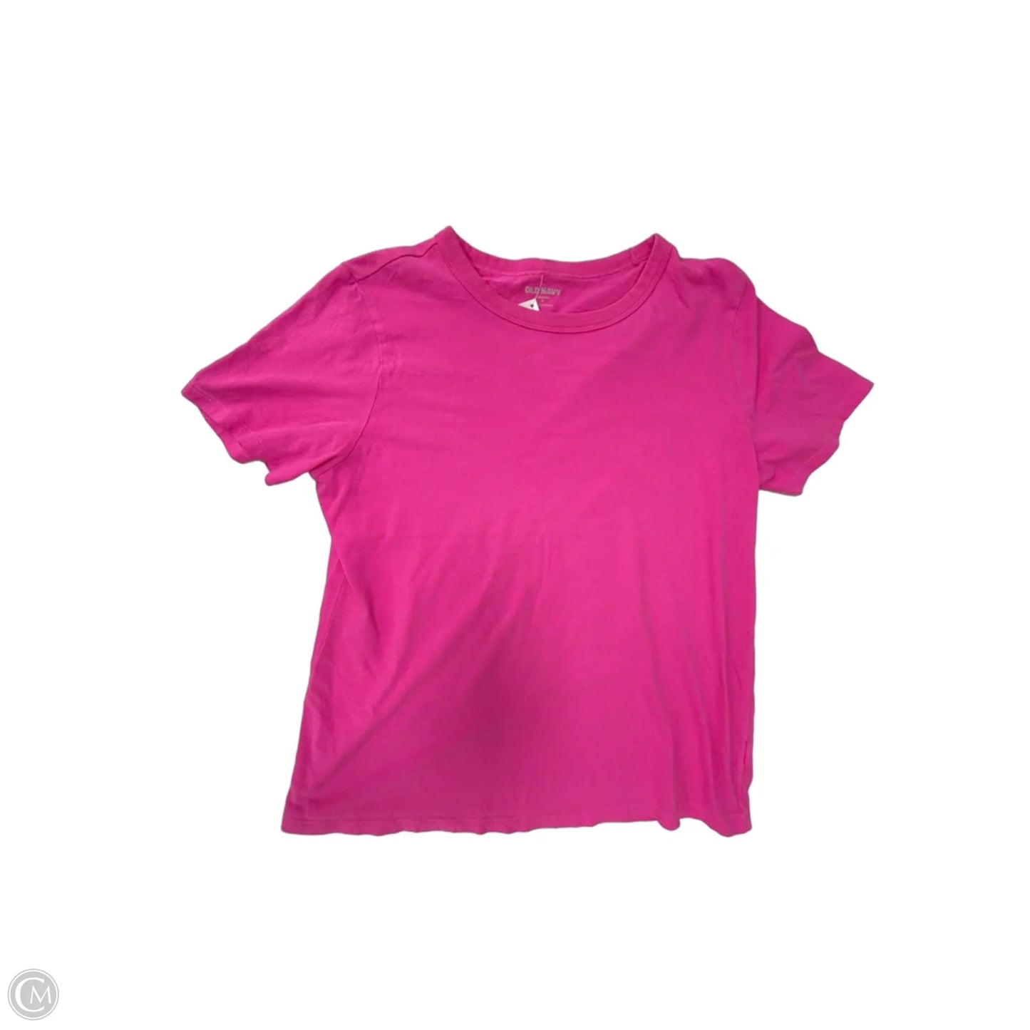 Top Short Sleeve Basic By Old Navy In Pink, Size: M