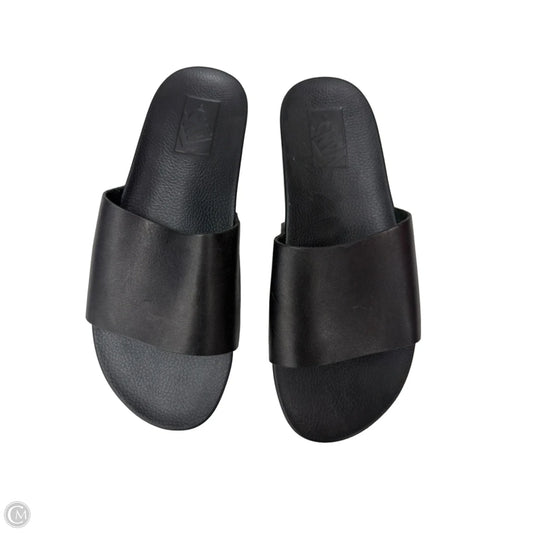 Shoes Flats By Vans In Black, Size: 6.5