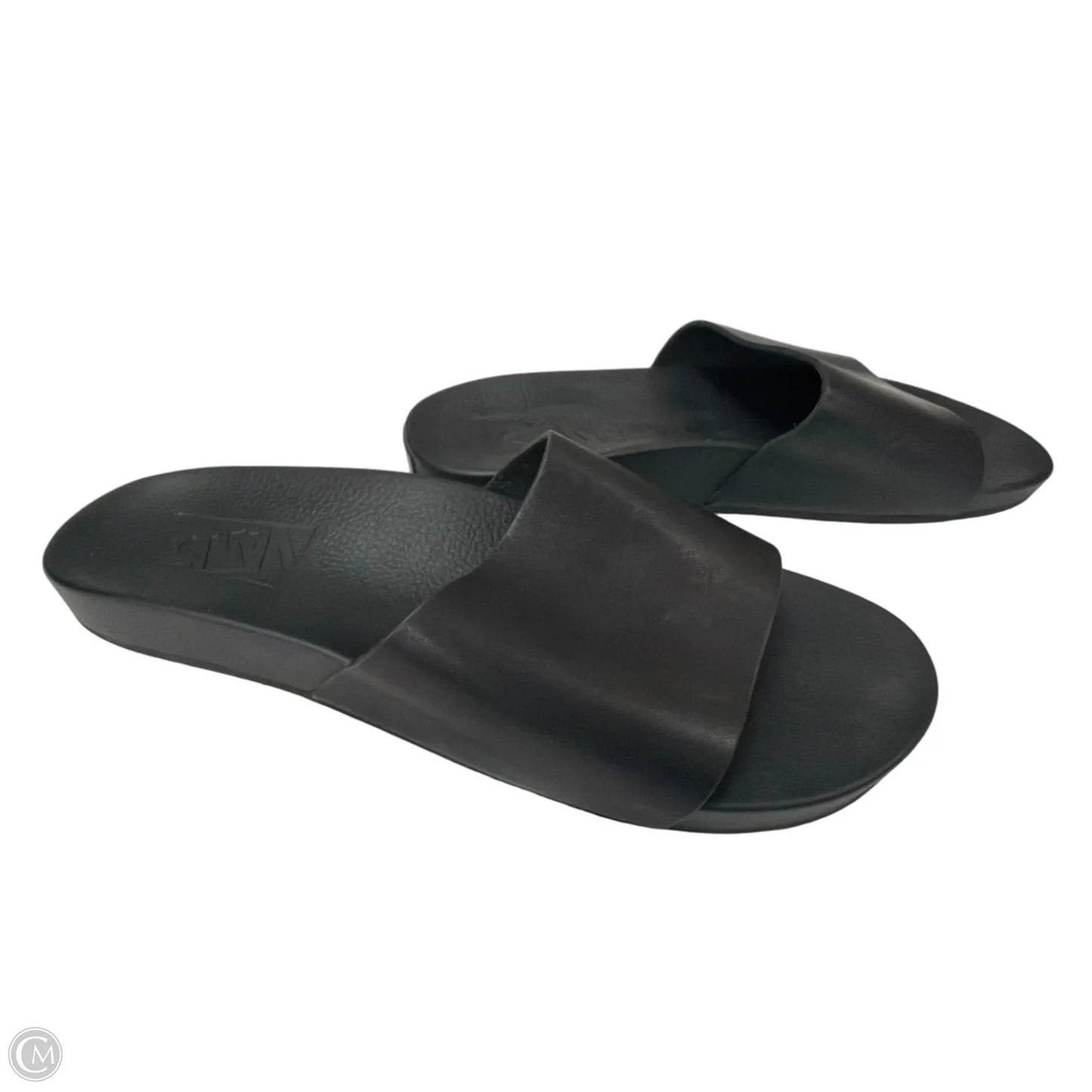 Shoes Flats By Vans In Black, Size: 6.5