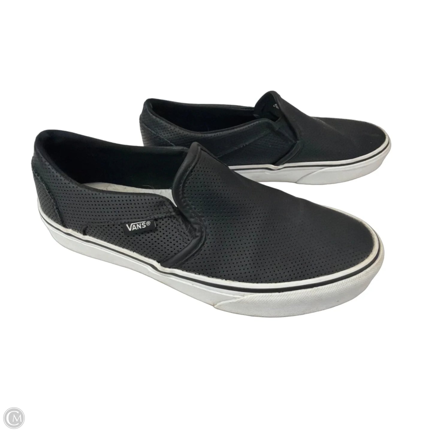 Sandals Flats By Vans In Black, Size: 7