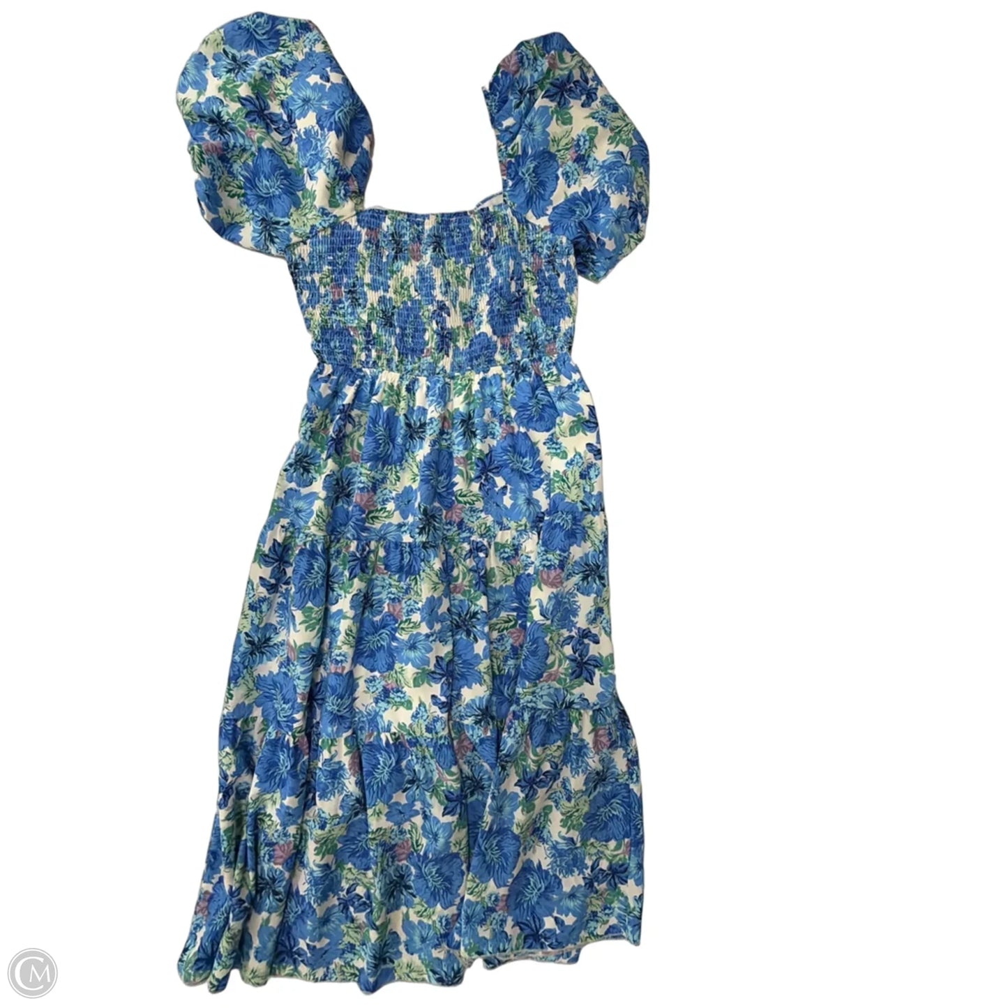 Dress Casual Midi By Btfbm In Tropical Print, Size: M