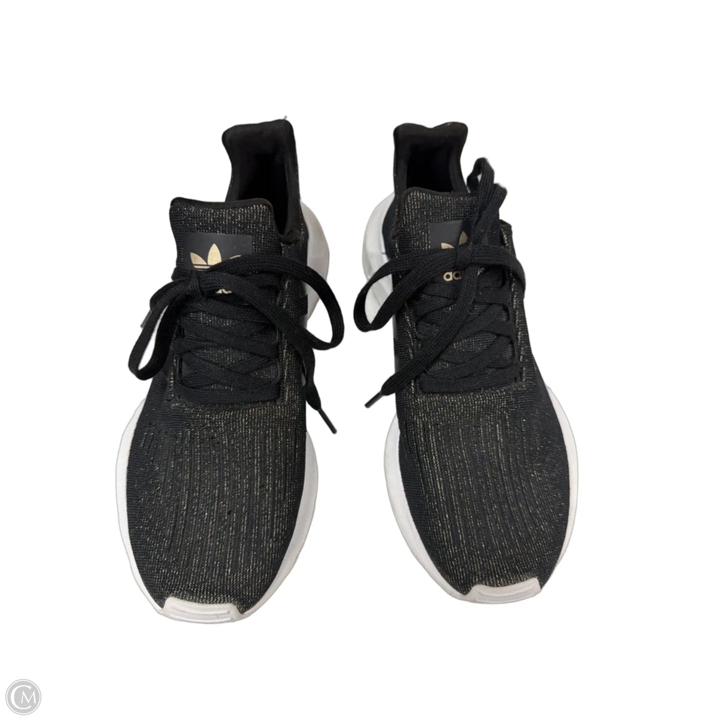 Shoes Athletic By Adidas In Black & Gold, Size: 7