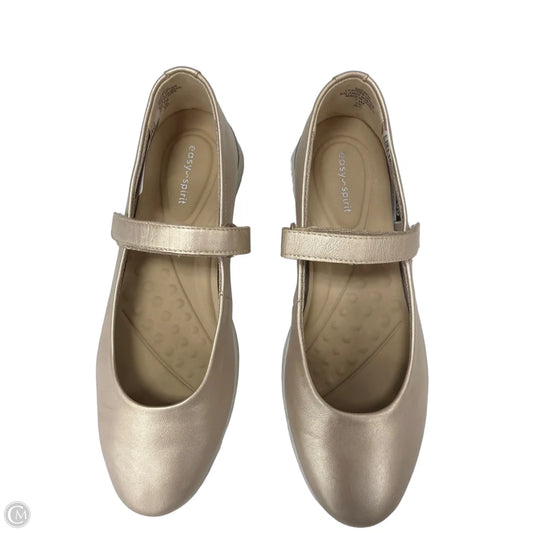 Shoes Flats By Easy Spirit In Gold, Size: 7.5
