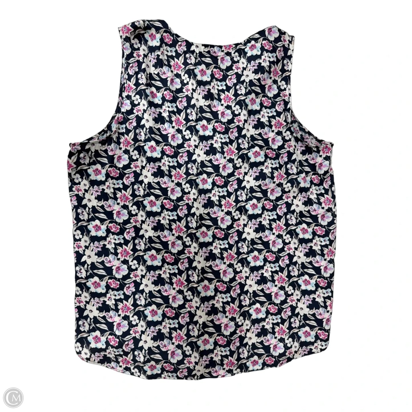 Top Sleeveless By Banana Republic In Floral Print, Size: L