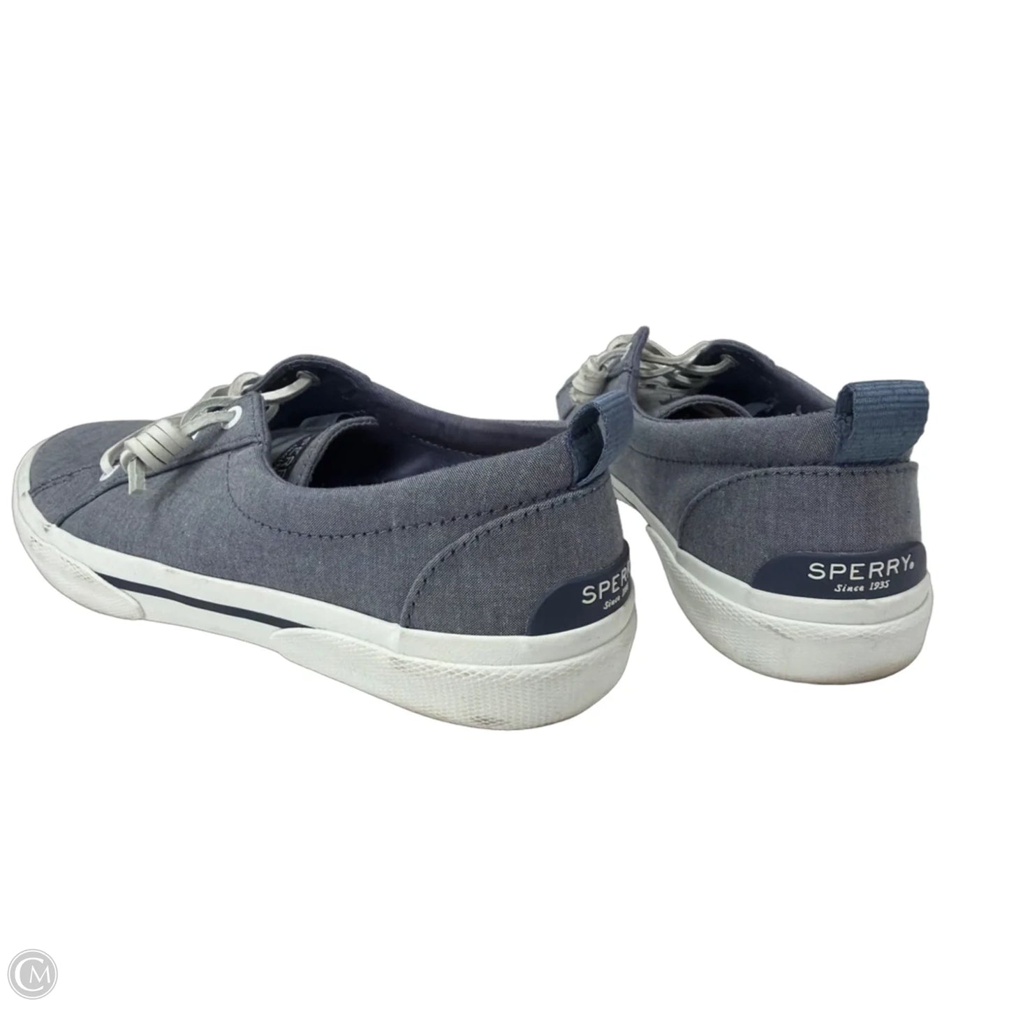 Shoes Sneakers By Sperry In Blue, Size: 9