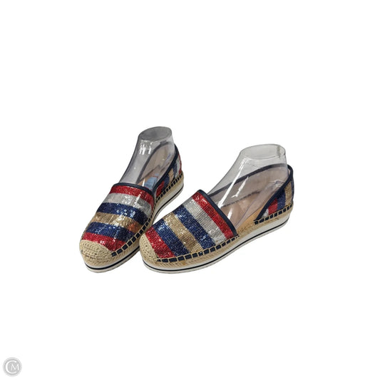 Shoes Flats By Tommy Hilfiger In Striped Pattern, Size: 8.5