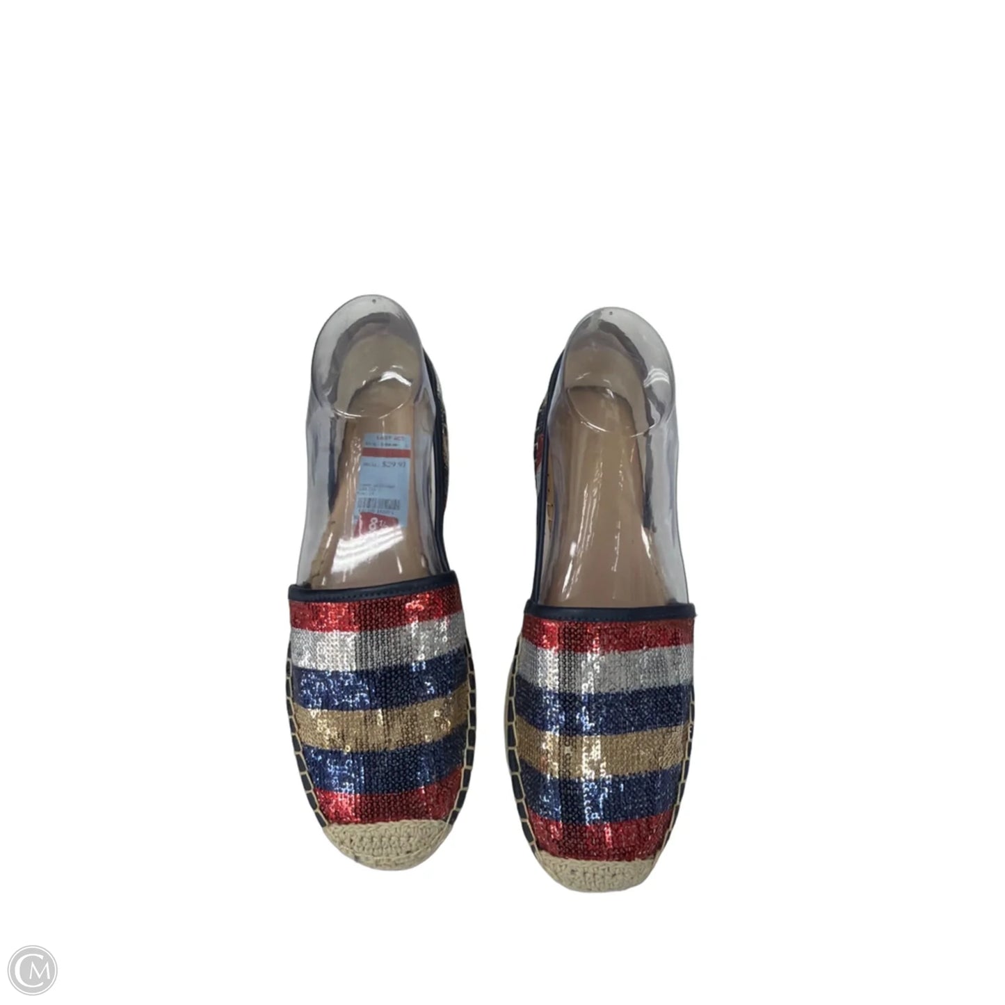 Shoes Flats By Tommy Hilfiger In Striped Pattern, Size: 8.5