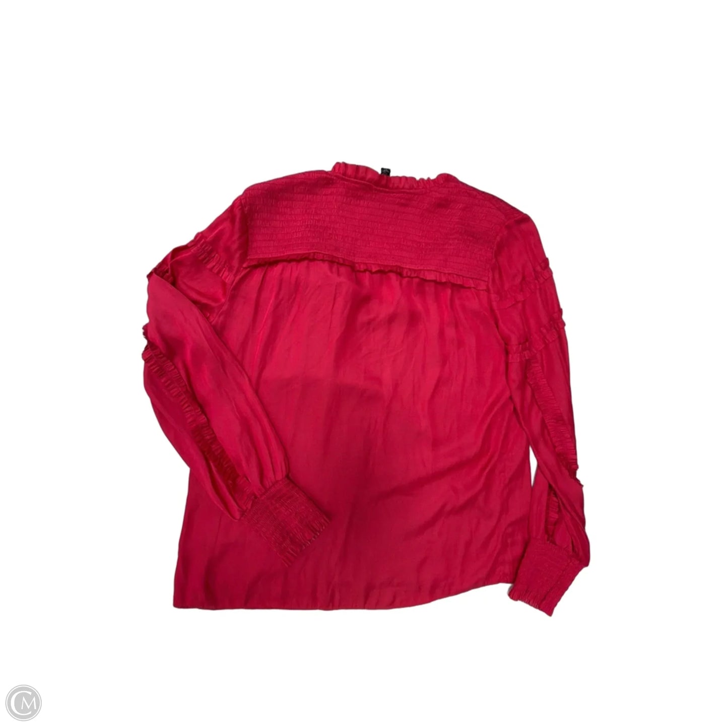 Top Long Sleeve By White House Black Market In Pink, Size: S