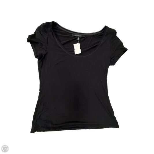 Top Short Sleeve Basic By White House Black Market In Black, Size: S