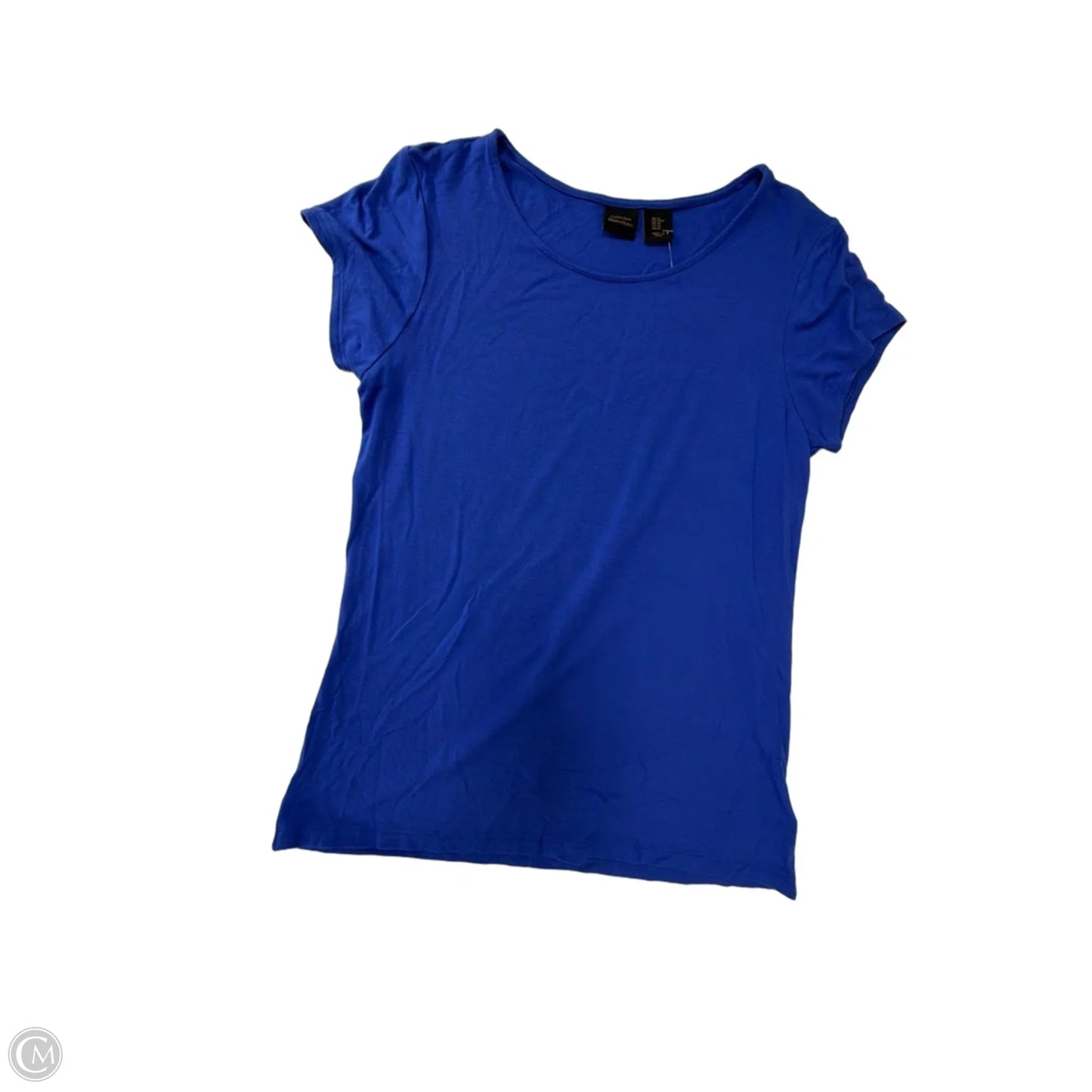Top Short Sleeve Basic By Catherine Malandrino In Blue, Size: M