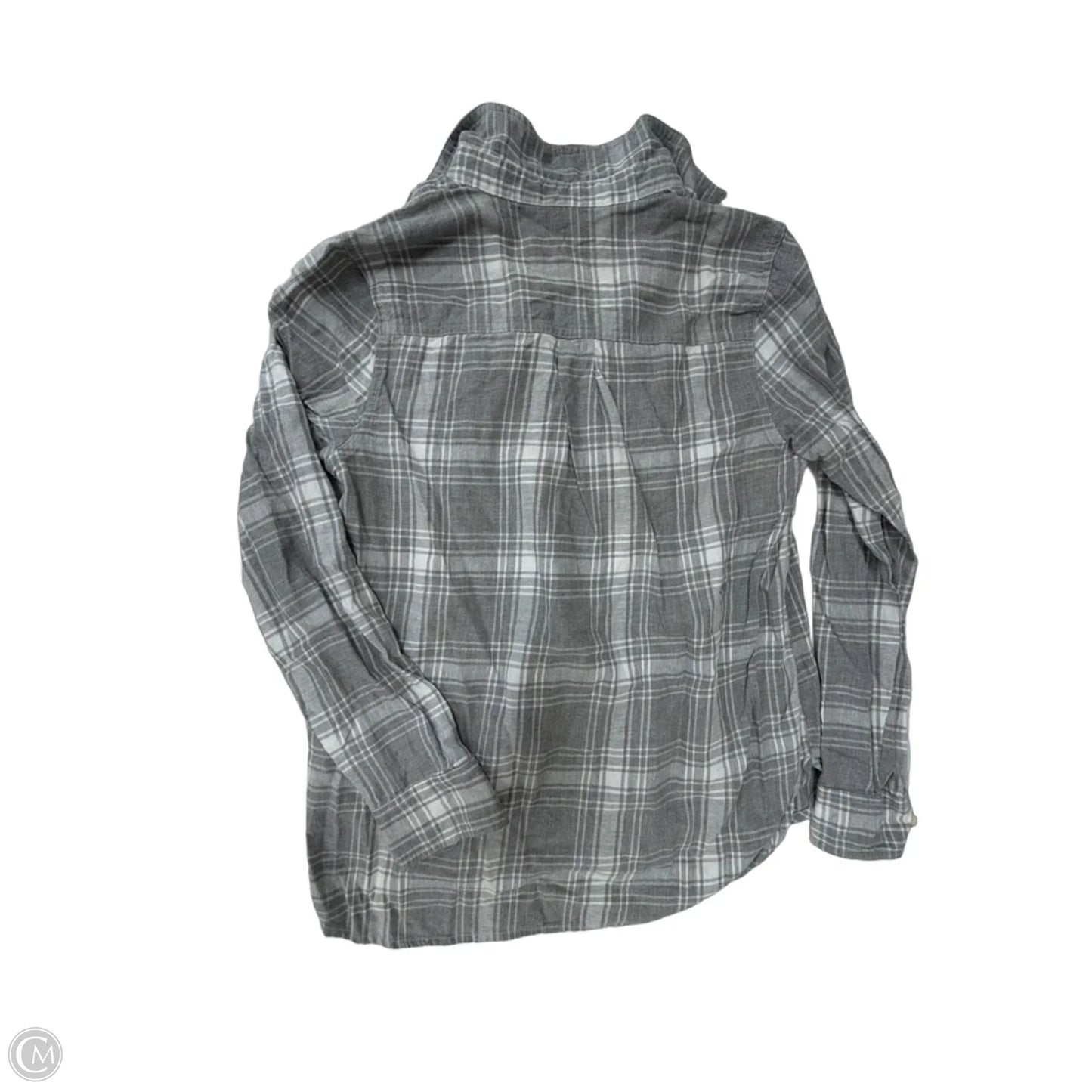 Top Long Sleeve By Old Navy In Grey, Size: S