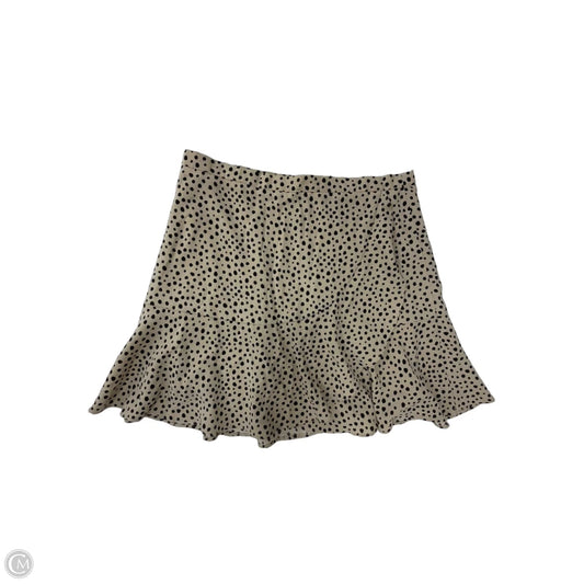 Skirt Mini & Short By Mi Ami In Black & Brown, Size: L