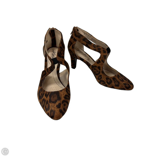 Shoes Heels Kitten By Life Stride In Animal Print, Size: 8
