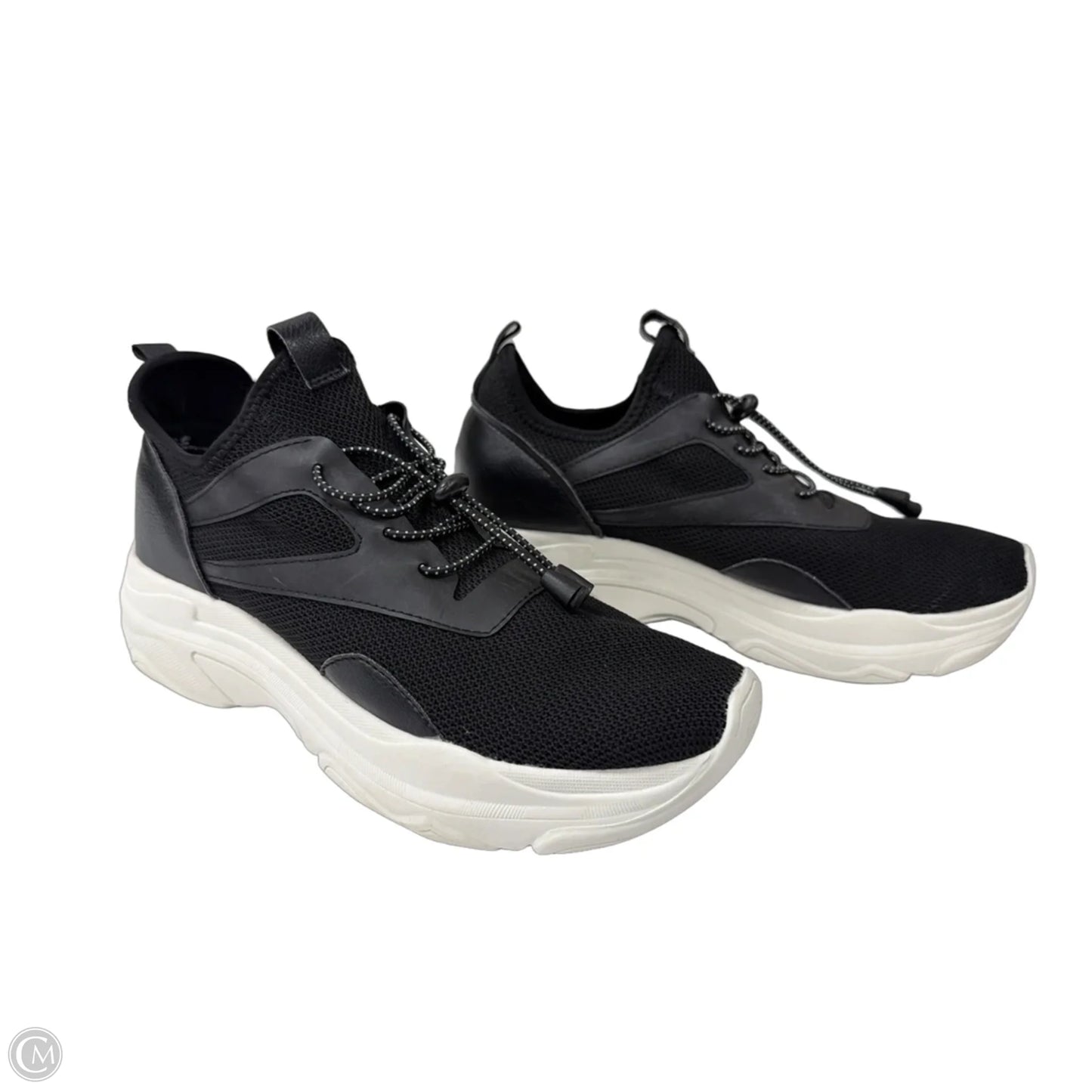 Shoes Athletic By Simply Vera In Black & White, Size: 10