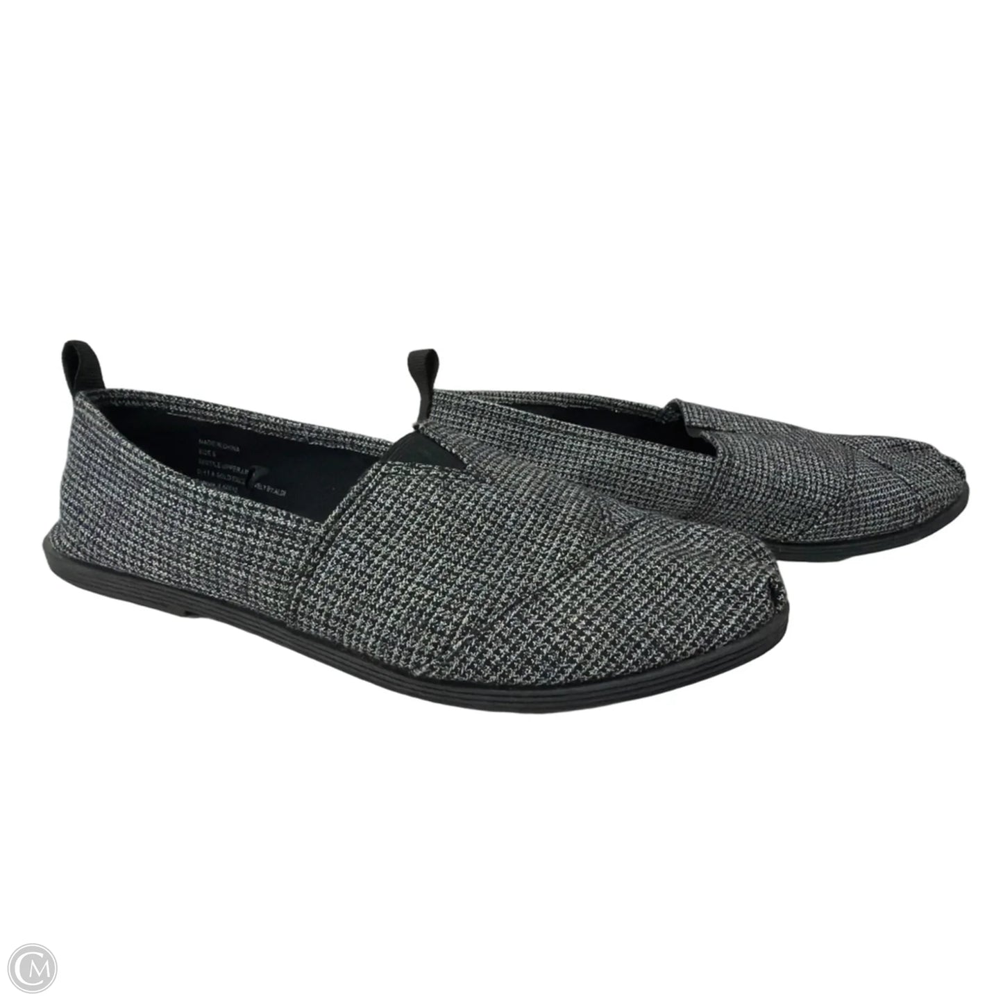 Shoes Flats By Serra In Black & Grey, Size: 9
