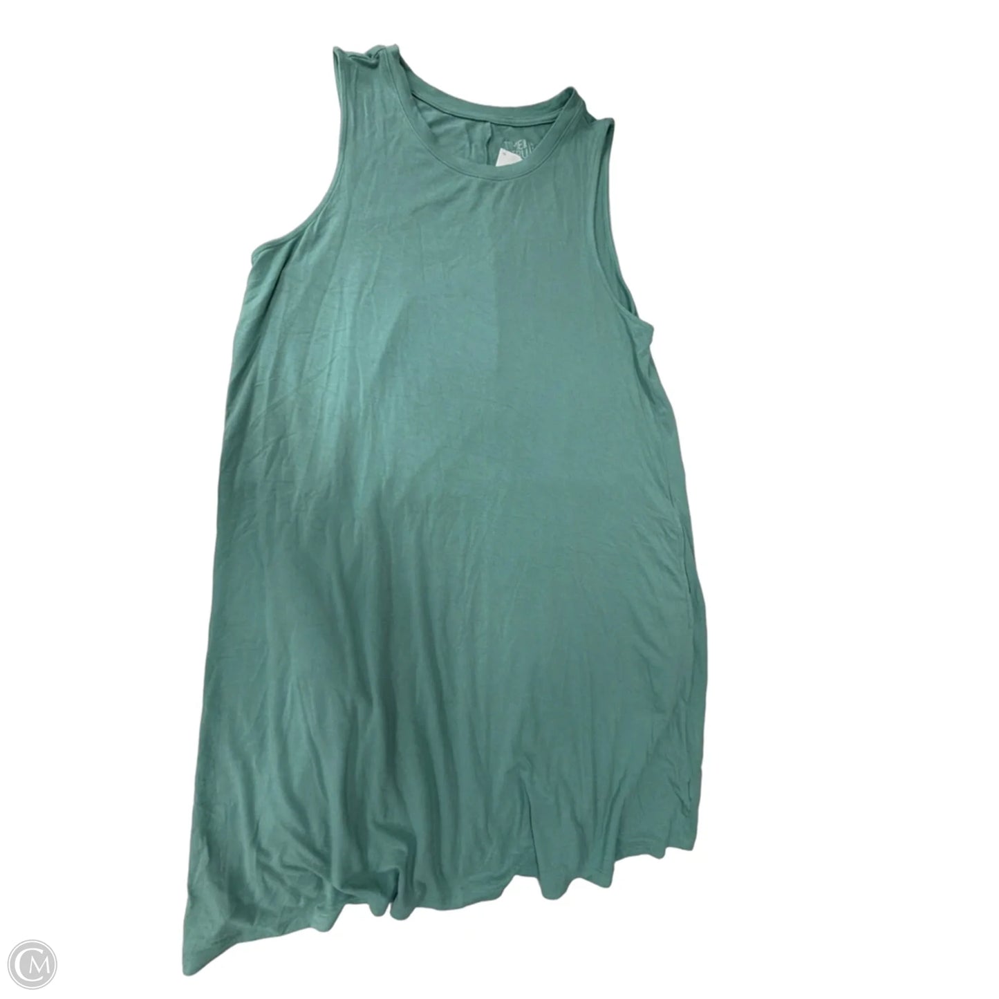 Dress Casual Midi By Time And Tru In Green, Size: Xl