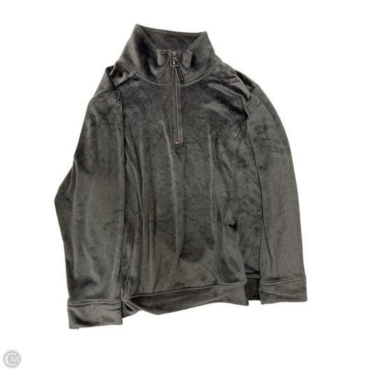 Top Long Sleeve By Croft And Barrow In Black, Size: 1x