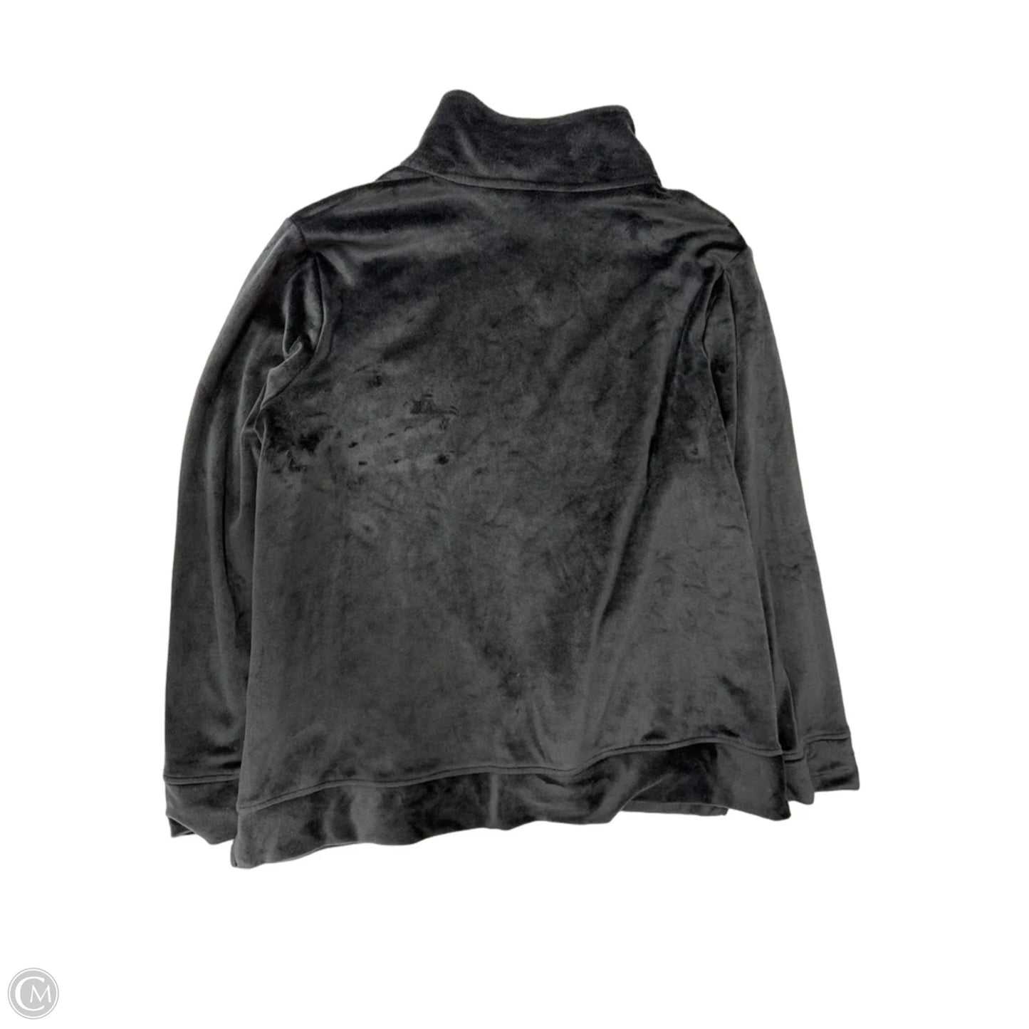 Top Long Sleeve By Croft And Barrow In Black, Size: 1x