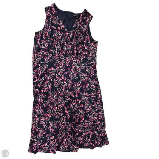 Dress Casual Midi By Maggy London In Floral Print, Size: 1x