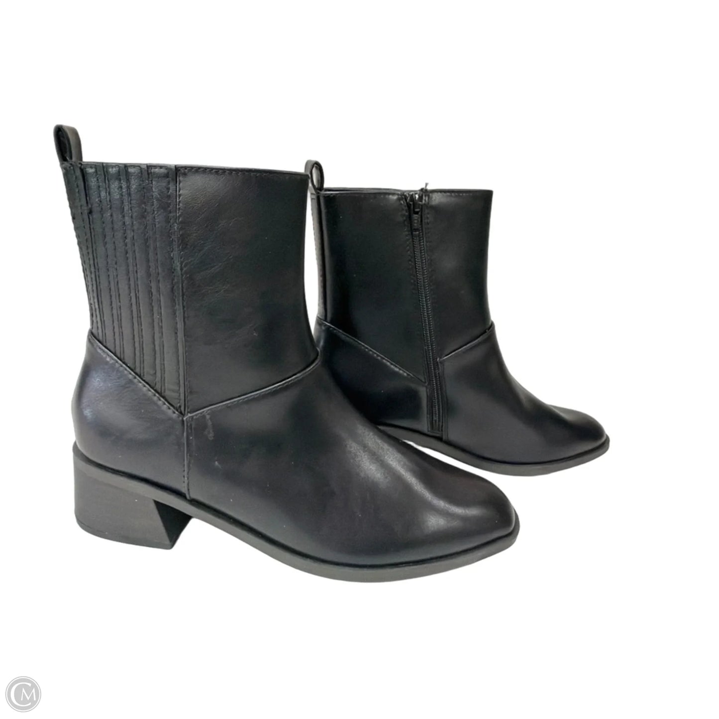 Boots Ankle Heels By Universal Thread In Black, Size: 9.5