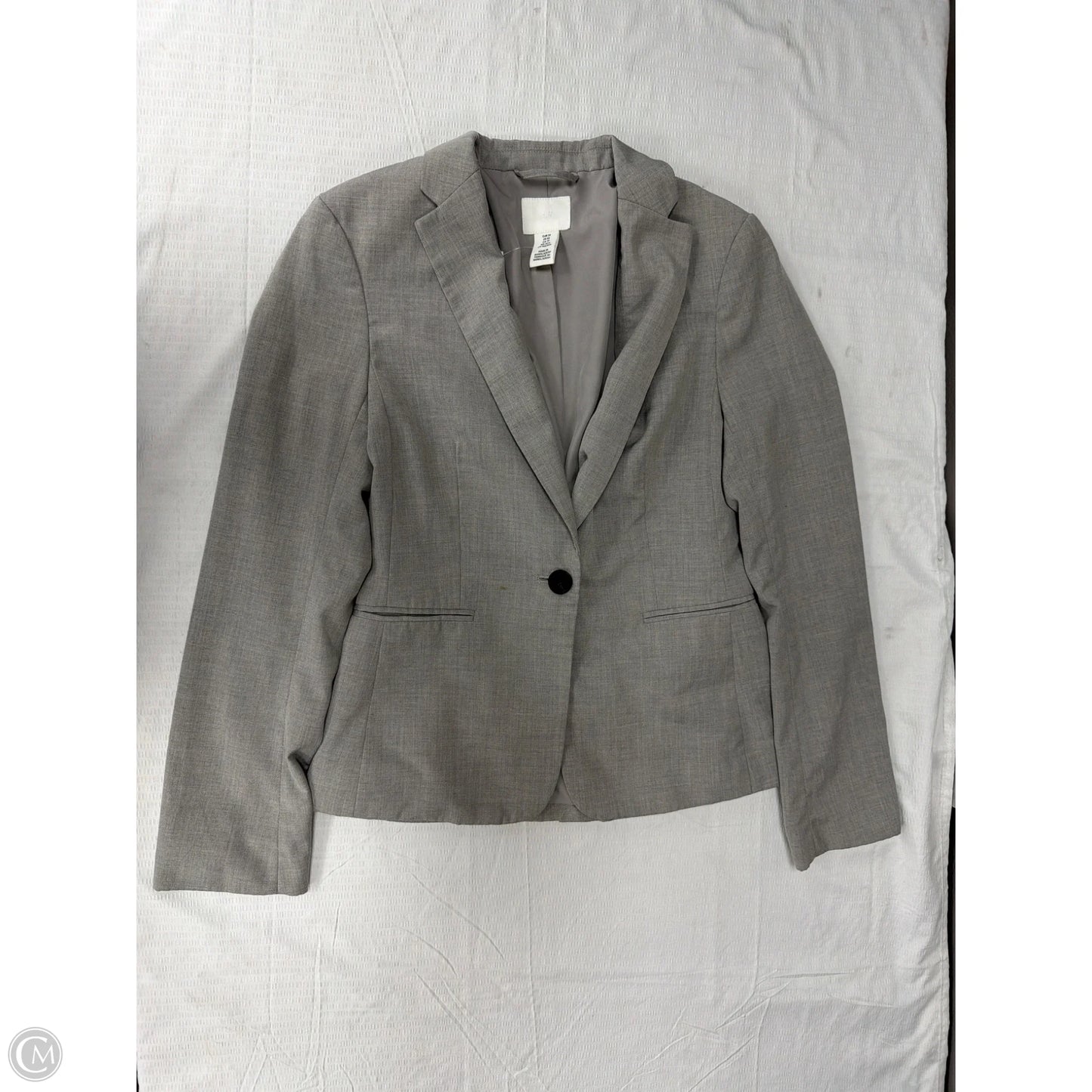 Blazer By H&m In Grey, Size: Xs