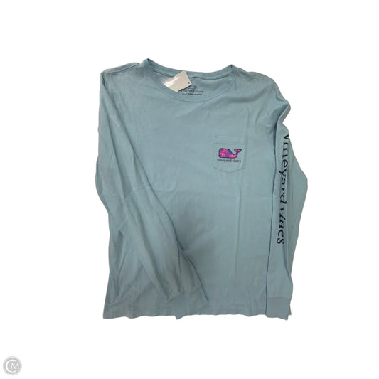 Top Long Sleeve By Vineyard Vines In Blue, Size: S