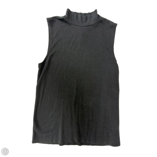 Top Sleeveless By Croft And Barrow In Black, Size: Xl