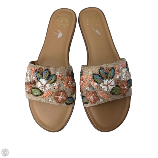 Sandals Flats By Haute Hippie In Multi-colored, Size: 10