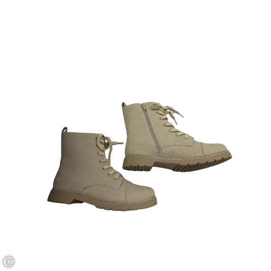 Boots Combat By Arizona In Beige, Size: 6