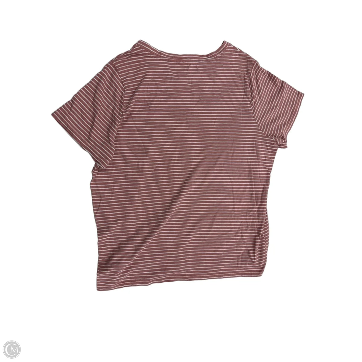 Top Short Sleeve Basic By Sonoma In Striped Pattern, Size: Xl