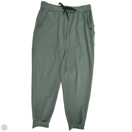 Athletic Pants By Popfit In Green, Size: 2x