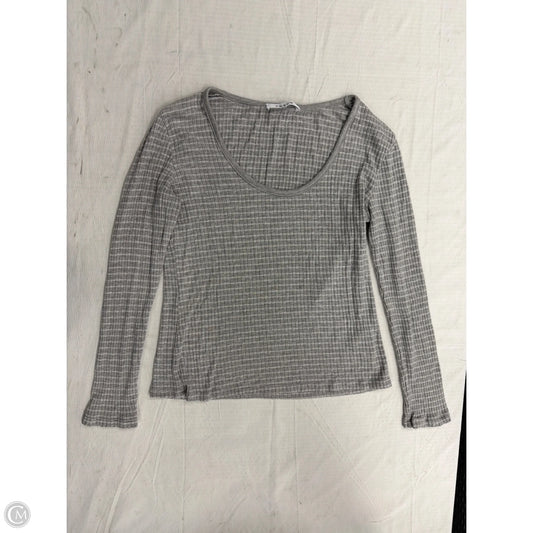 Top Long Sleeve Basic By Frame In Grey, Size: L