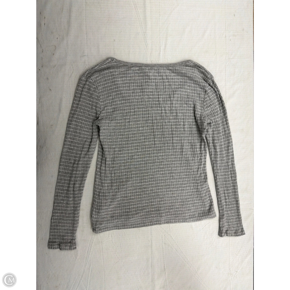 Top Long Sleeve Basic By Frame In Grey, Size: L