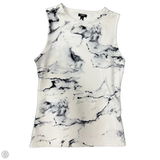 Tank Top By Express In Black & White, Size: M