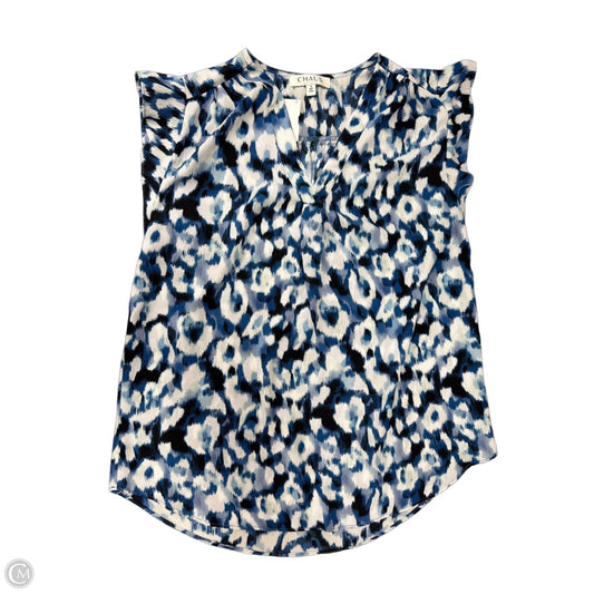 Top Sleeveless By Chaus In Blue, Size: S