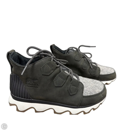 Boots Ankle Flats By Sorel In Black & Grey, Size: 8