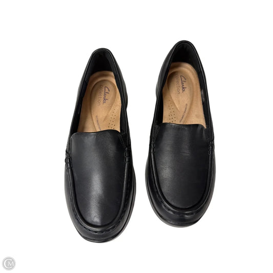 Shoes Flats By Clarks In Black, Size: 8.5