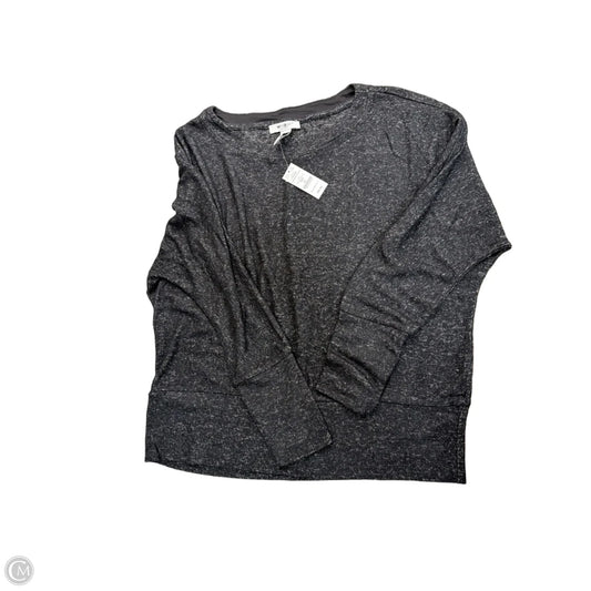 Top Long Sleeve By White House Black Market In Black & Grey, Size: Xl