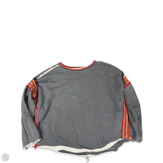 Sweatshirt Crewneck By Natural Life In Grey, Size: S