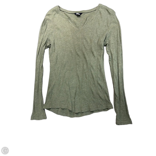 Top Long Sleeve By Eddie Bauer In Green, Size: M