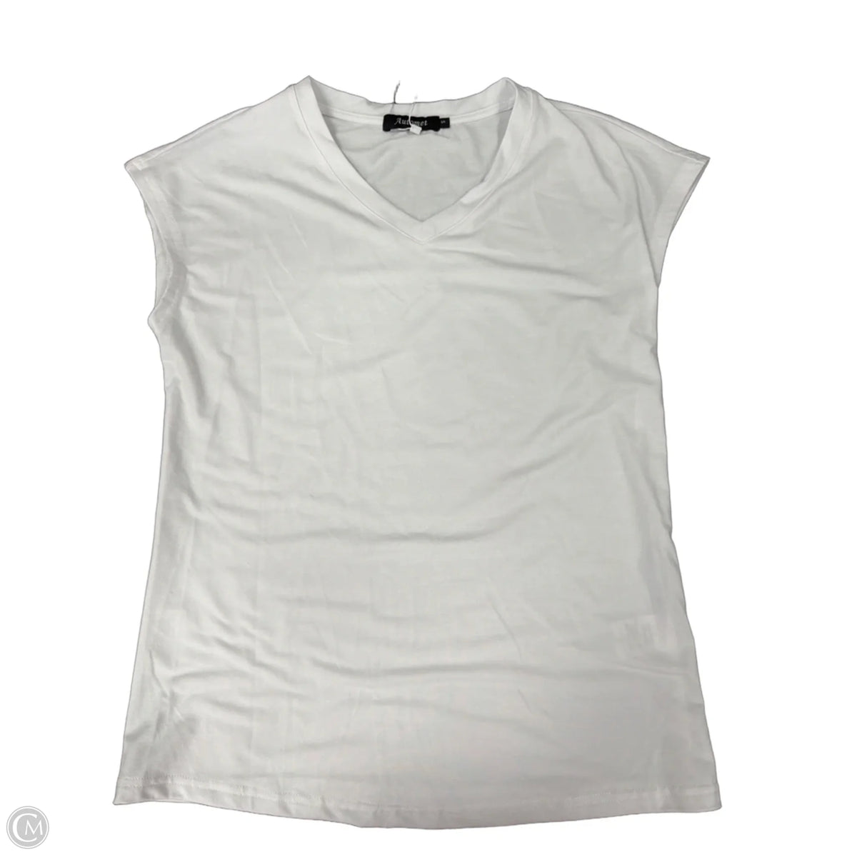 Top Short Sleeve Basic By Automet In White, Size: S