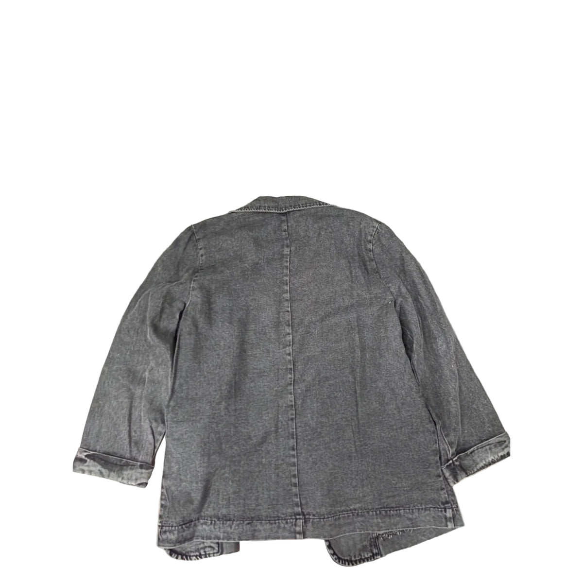Blazer By Bibi In Black Denim, Size: S